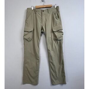 Under Armour Mens UA Grit Cargo Pants‎ Heavy Nylon Tan Size 34 x 32 Tactical